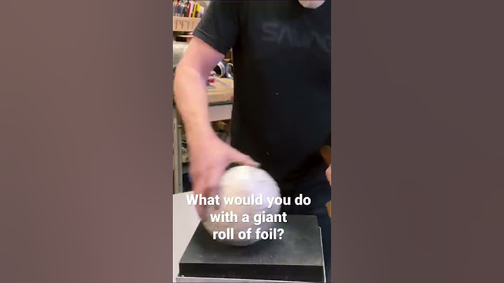 What would YOU do with a giant roll of foil? #adamsavage did this. #shorts