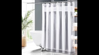 Barossa Design Plastic Shower Liner Clear Premium Peva Shower Curtain Liner With Rustproof Grommet