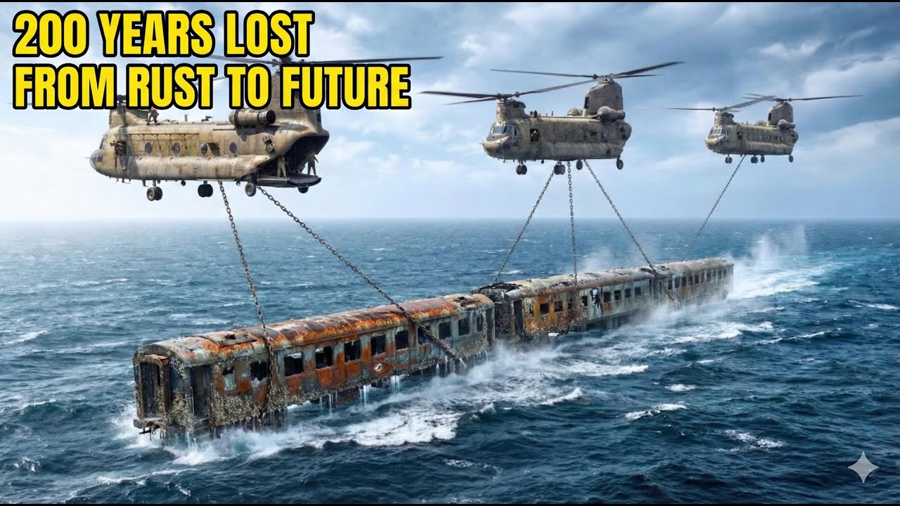 A Train Forgotten for 200 Years Beneath the Ocean — Reborn as a High Tech Super Vessel