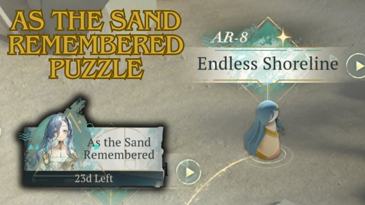 As The Sand Remembered - [Puzzle] | Reverse: 1999 - YouTube