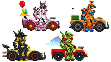 Robots Vs Zombies: Transform To Race And Fight #2 | Eftsei Gaming