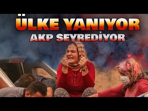 Ülke yanıyor – AKP seyrediyor / Manavgat yangınından görüntüler