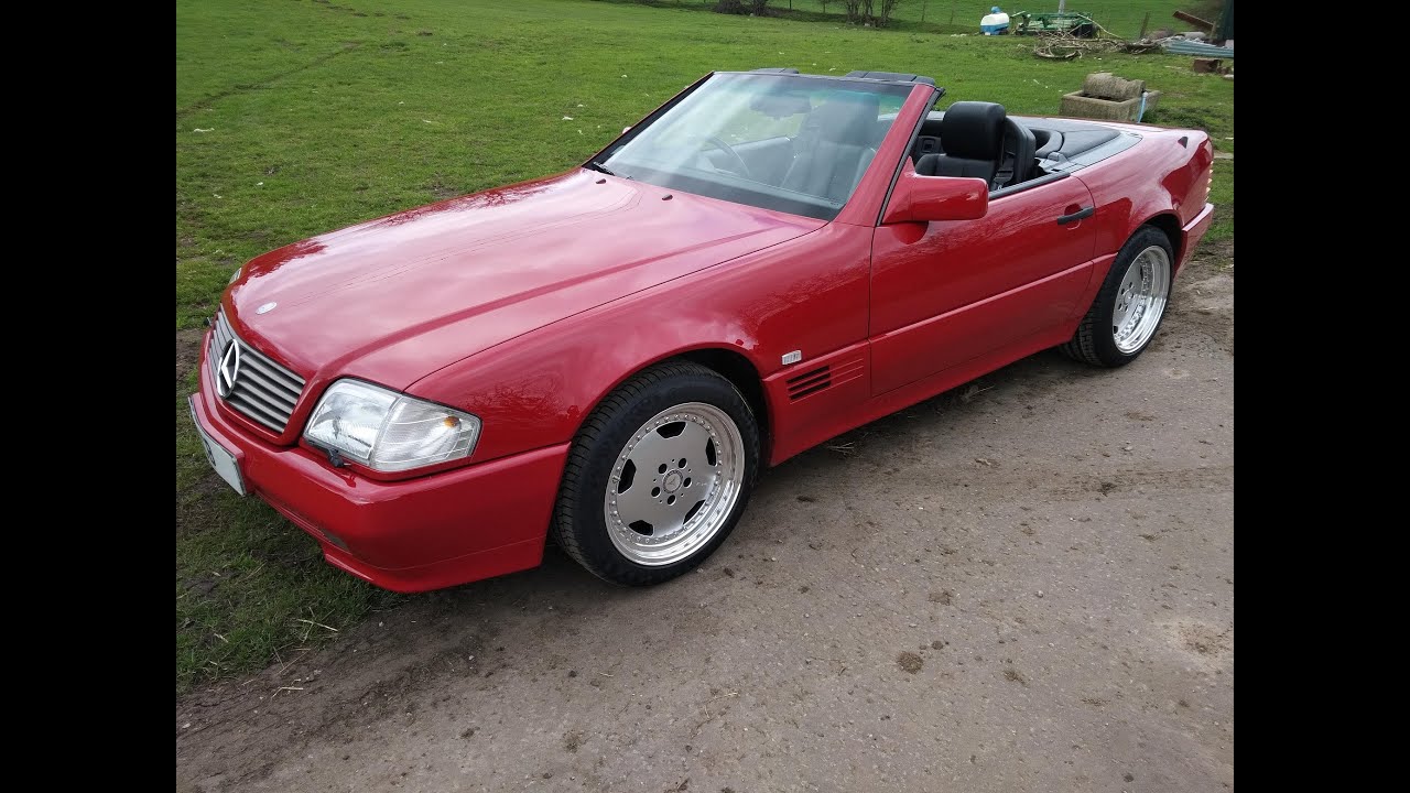 1995 Imperial Red Mercedes R129 SL60 AMG Roadster For Sale by Cheshire ...