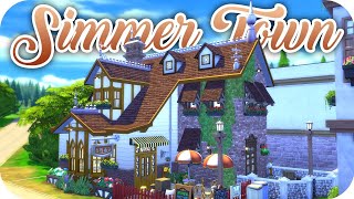 PASTELERÍA Y BAR | Colaboración Simmer Town #10 - Los Sims 4 Speed Build