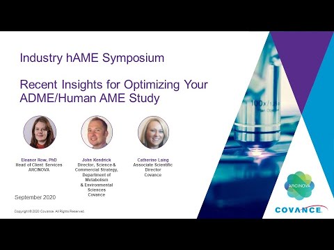 Human Ame Study Recent Insights on Optimising your ADME / Human AME Studies - YouTube