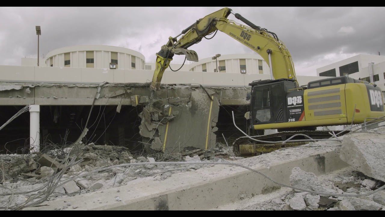 Crews Tear Down Part Of West Valley Hospital Making Way For Progress