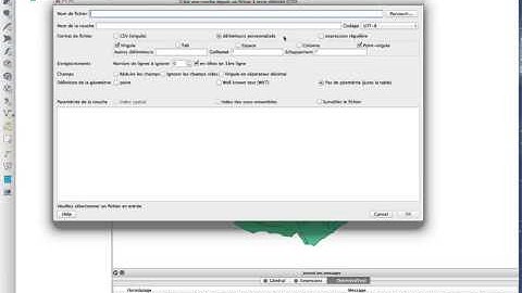 Jointure de .csv dans Qgis