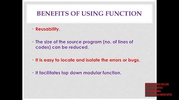 FUNCTIONS || FUNCTION DECLARATION, DEFINITION AND FUNCTION CALL || C PROGRAMMING