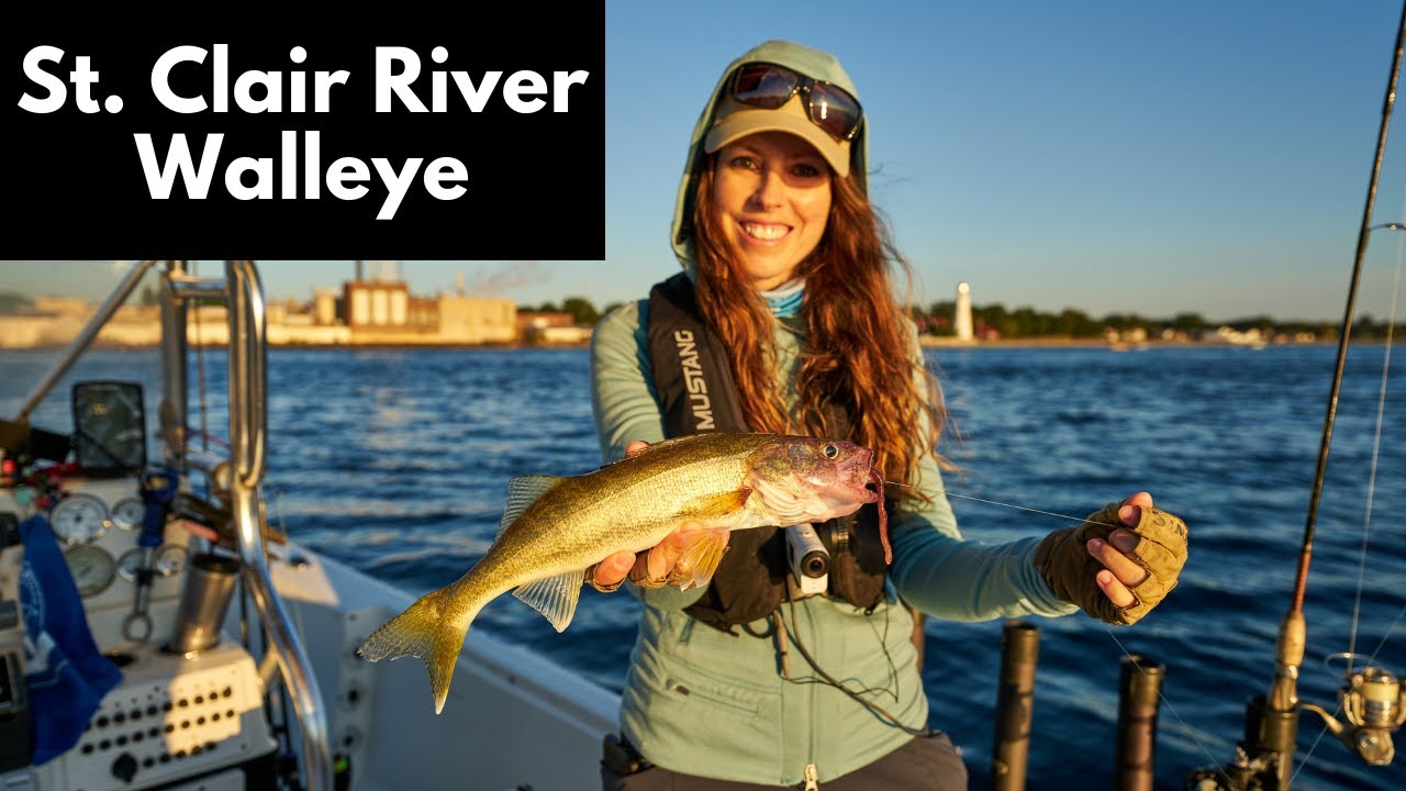 Late Summer Walleye Fishing on the St. Clair River - YouTube
