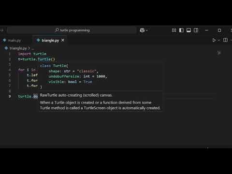 Triangle in Python - YouTube