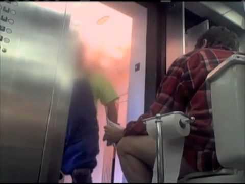 Funny Toilet Elevator Prank