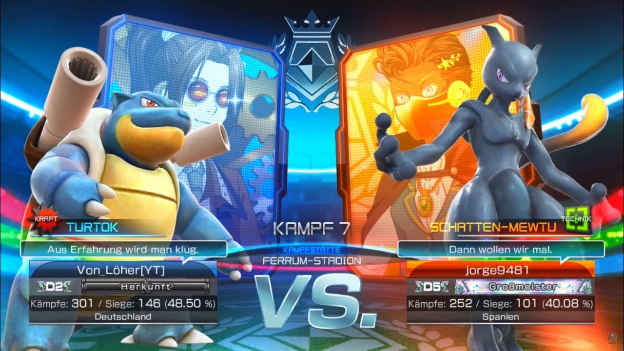 Pokémon Tekken DX online Kampf #98 Von_Löher[YT] VS jorge9481 ~ german Gameplay 1080p HD Switch