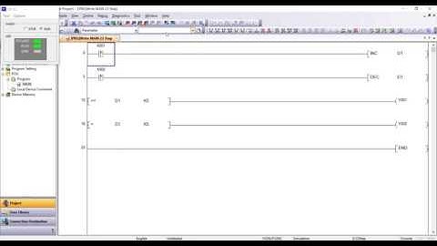 Lệnh tăng, giảm trong plc Mitsubishi ( inc and dec in plc )