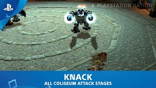 KNACK - All Coliseum Attack Stages (5-Star Rank)