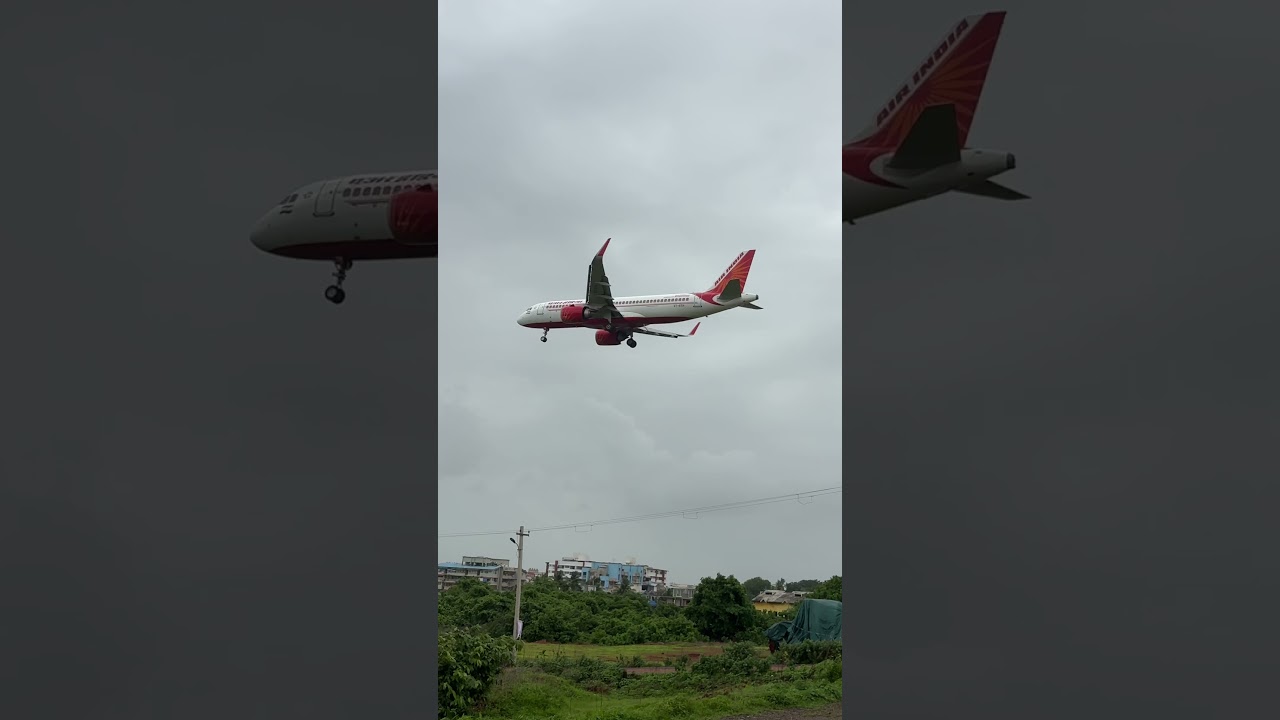 🗣️Goa international airport flight landing point 🫶❤️ 