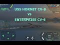 BATTLE OF WARSHIPS | USS HORNET ( CV-8 ) VS ENTERPRISE CV-6