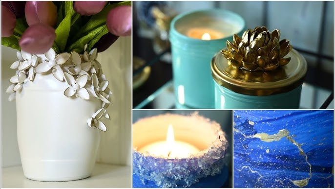 6 Amazing Ways to Re-use Candle Jars! 