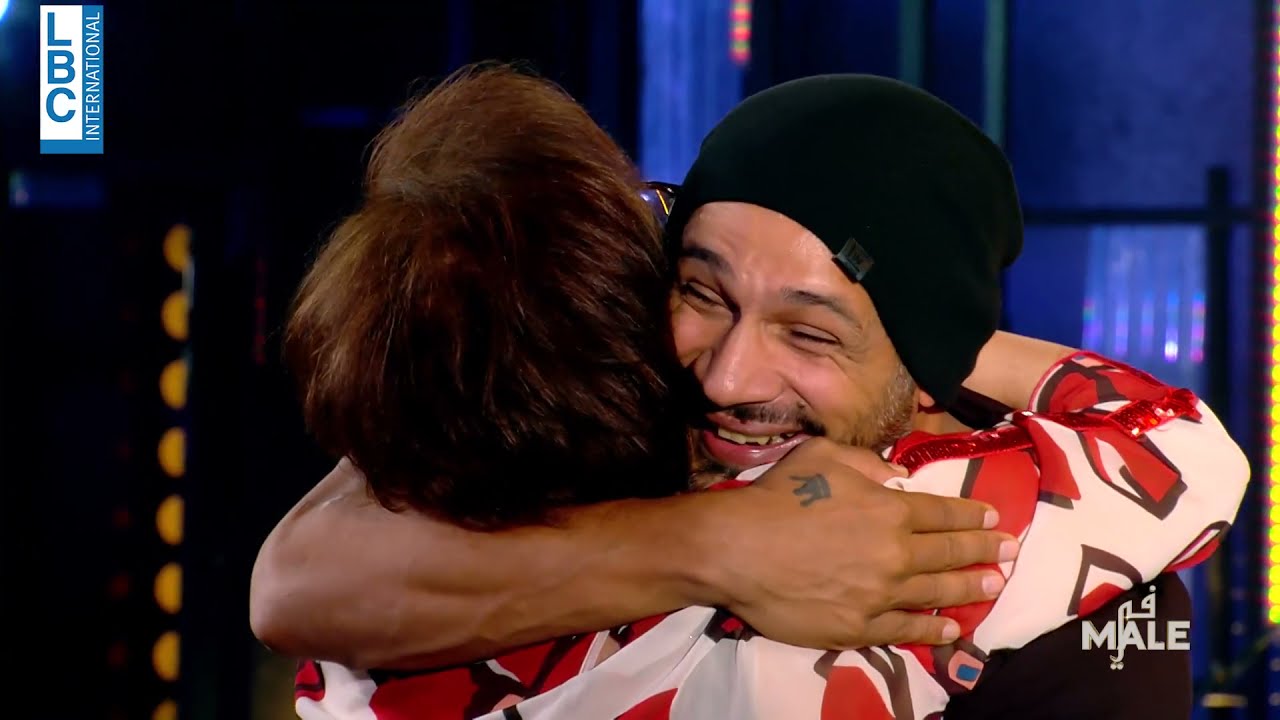 في male - - ماري محفوظ تفاجئ محمد عطية في استديو 