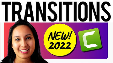 Camtasia 2022 New Transitions | Here