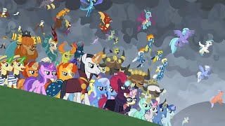 Equestria All Creatures Joins The Final Battle - My Little Pony Season 9 Episode 25