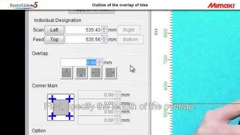 [Mimaki][RasterLinkPro5]Tiling_Overlap of tiles