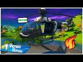 Playing with the *NEW* choppa in Fortnite