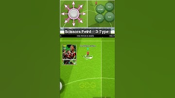 Tutorial skill Scissors Feint : Ronaldinho Gaucho / efootball 2024 #efootball #efootball2024