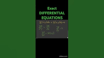 Exact DIFFERENTIAL EQUATIONS #maths #differentialequations #mathematics #math