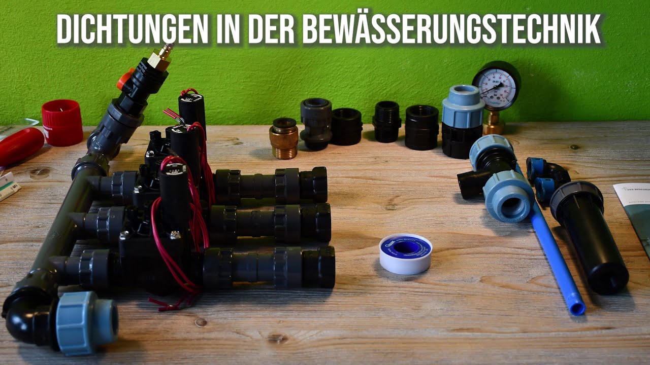 DVS Beregnung - Technikserie - Die verschiedenen Dichtungen in der Bewässerungstechnik