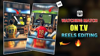 IPL Match Watching On TV Viral Reels Editing 😍 || Ai Image Generator - Ghaus Editz