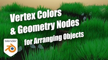 Using Vertex Colors & Geometry Nodes to Arrange Objects