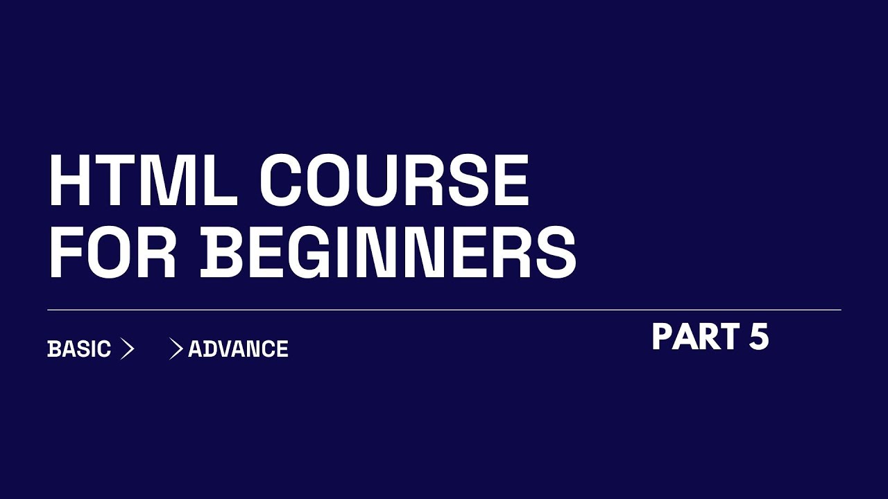 HTML tutorial for beginners|HTML from Basic to Advance|HTML Audio and ...