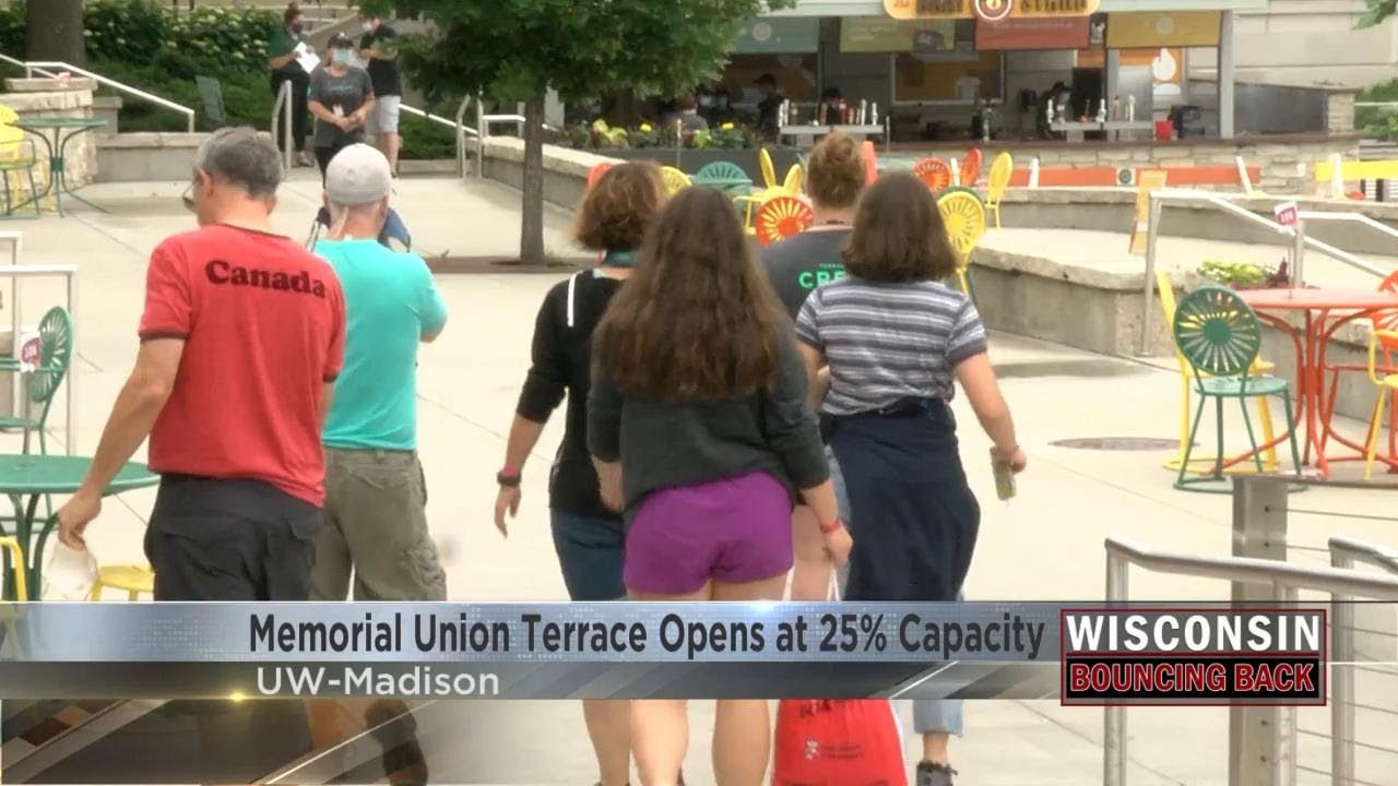 Memorial Union Terrace Opens at 25% Capacity