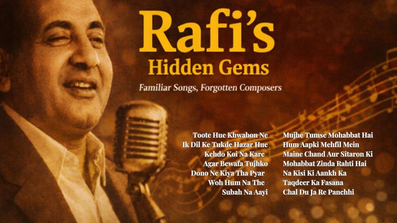 Mohammed Rafi – Rare Solo Gems by Lesser-Known Music Directors