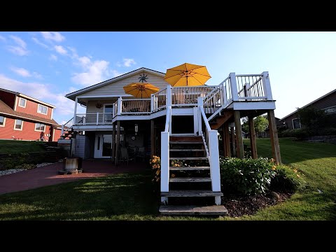 A cottage on Bill's Lake in Newaygo Michigan.