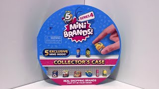 Zuru 5 Surprise MINI BRANDS Series 4 Collector's Case Unboxing!!!