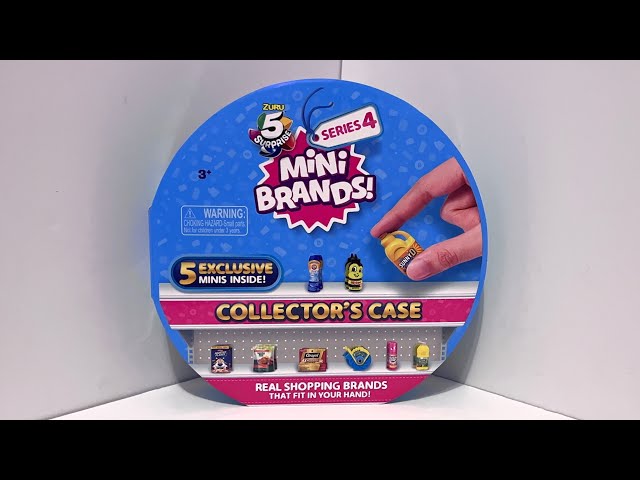 Unboxing DISNEY STORE Mini Brands Collector's Case! Opening Zuru 5 Surprise  Blue Case! 