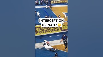 After review, the INT was overturned and ruled an incomplete pass 🚫🏈 #shorts