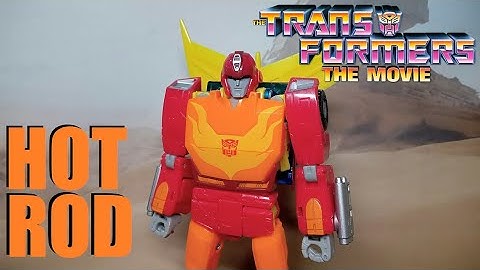 Transformers Hot Rod (Rodimus) Transform Stop Motion Studio Series 86