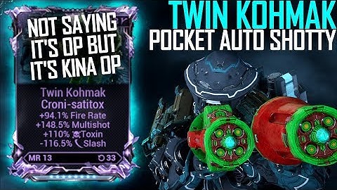 [WARFRAME] TWIN KOHMAK RIVEN MODDED [-slash kinda op not gonna lie]