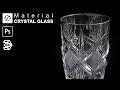 3Ds max - How to create a realistic crystal glass by displacement map using Vray