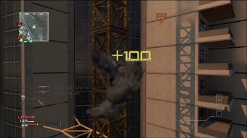 Crossmap Throwing Knife Suicide Off The Crane MW3