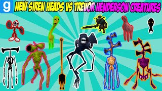 NEW SIREN HEAD NPCS VS TREVOR HENDERSON CREATURES!? - Garry's Mod Sandbox