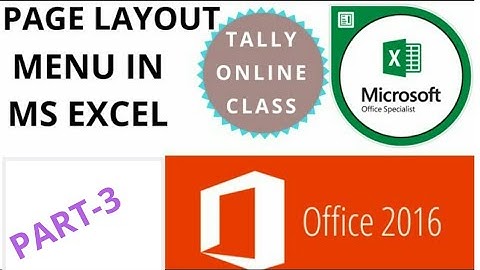 Ms Excel:Page layout Menu (Part-3)/sheet/arrange options in MS Excel/s.no-11
