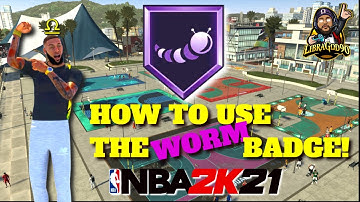 HOW TO USE THE WORM BADGE FOR BETTER REBOUNDING (NBA 2K21)