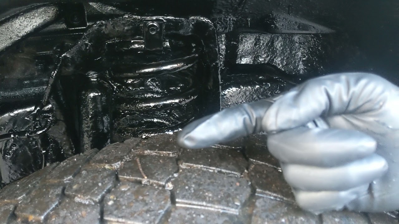 Cured Black Tar Undercoating YouTube