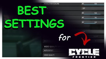 BEST SETTINGS CYCLE FRONTIER 2022