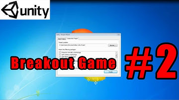 Unity 3D Breakout Game:  New Project Setup for Programmer [Part2]