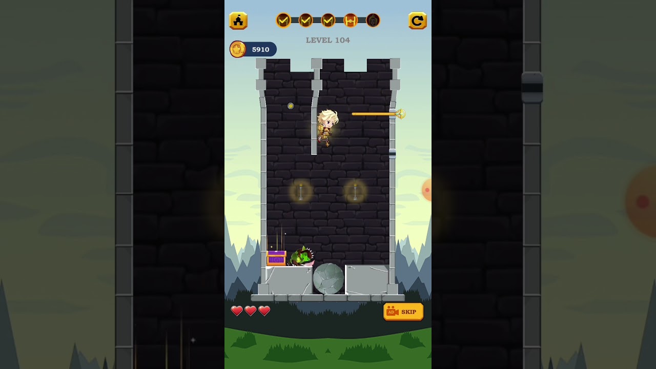 Hero Rescue - Level 104 - 