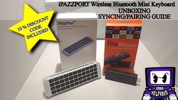iPazzPort Fire Stick Wireless Keyboard - Guide (Unboxing, Syncing & Pairing) + 10% DISCOUNT!!!